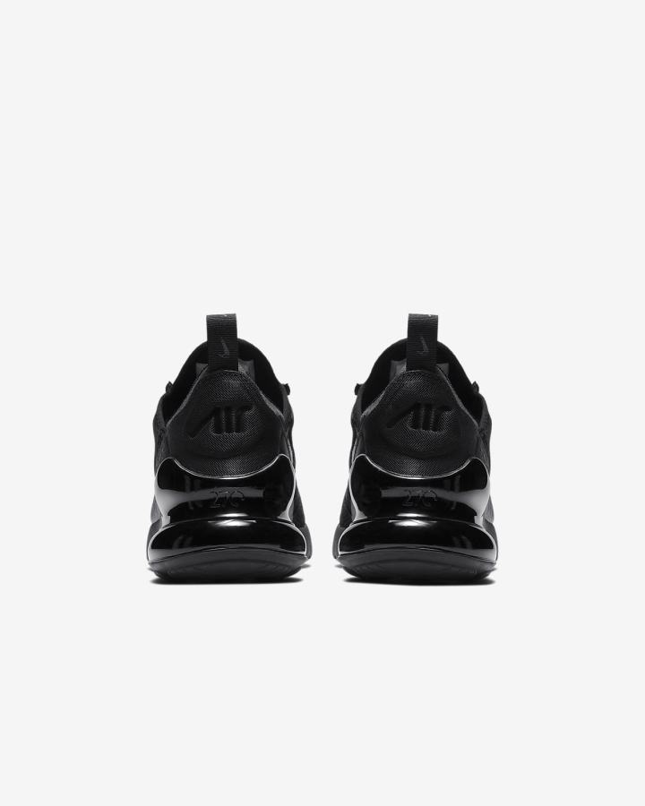 Zapatillas Nike Air Max 270 Kids Niño Negras | NVULY-0165