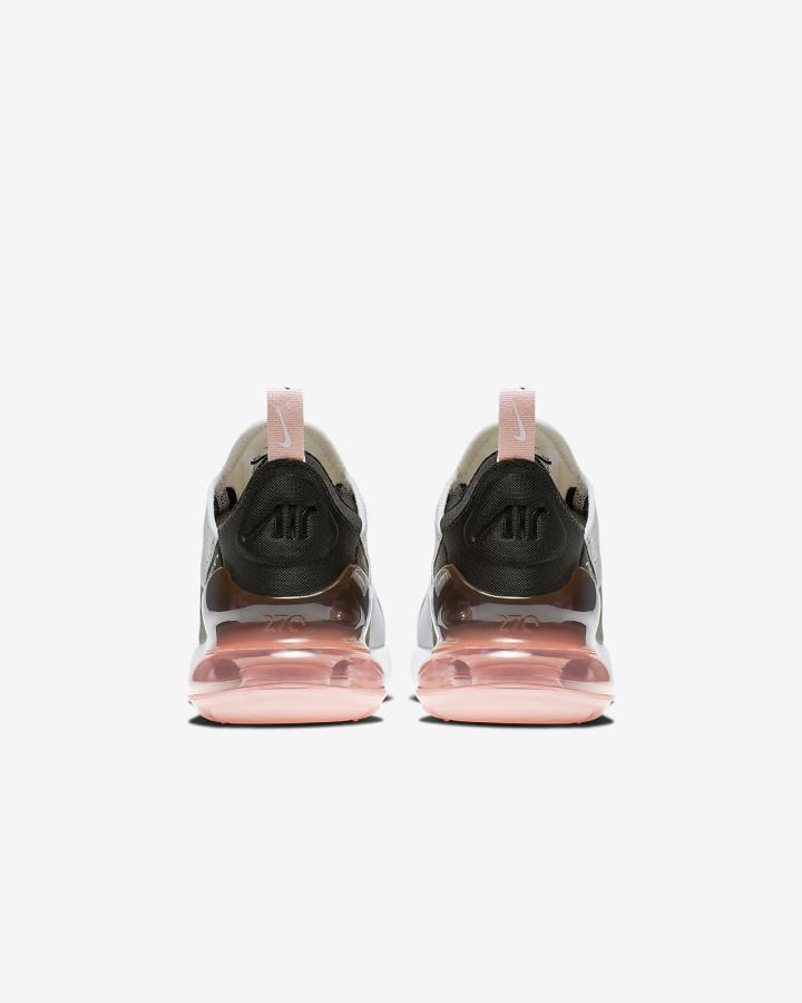 Zapatillas Nike Air Max 270 Kids Niño Plateadas Negras Coral Blancas | DPHTQ-7582