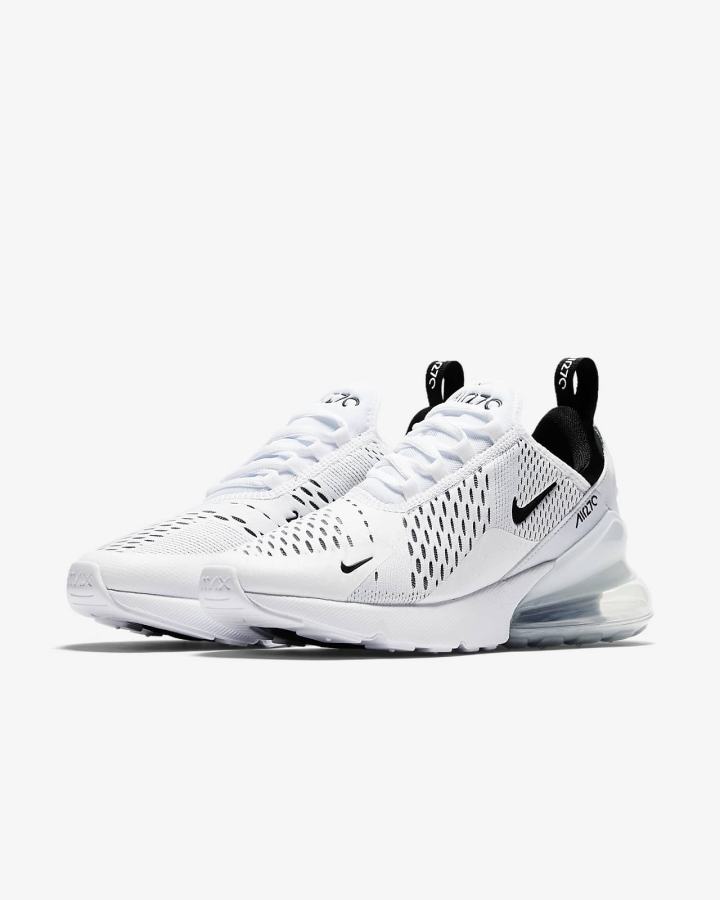 Zapatillas Nike Air Max 270 Mujer Blancas Negras | AXLSC-7018
