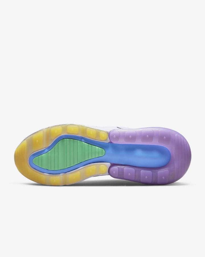 Zapatillas Nike Air Max 270 Mujer Blancas Naranjas Verde Negras | VZIUF-1432
