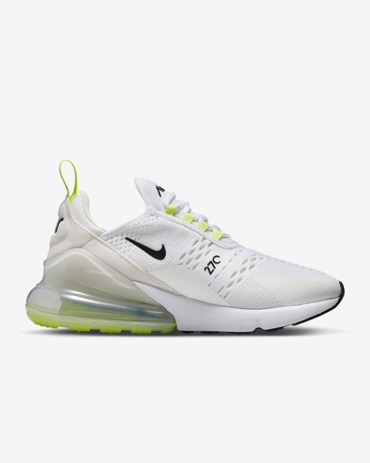 Zapatillas Nike Air Max 270 Mujer Blancas Beige Claro Verde Negras | WRHKI-4092