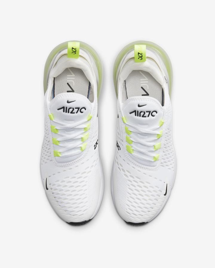 Zapatillas Nike Air Max 270 Mujer Blancas Beige Claro Verde Negras | WRHKI-4092