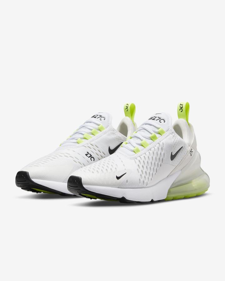 Zapatillas Nike Air Max 270 Mujer Blancas Beige Claro Verde Negras | WRHKI-4092
