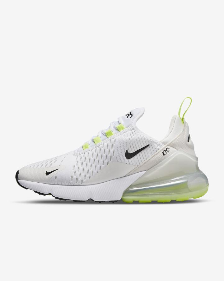Zapatillas Nike Air Max 270 Mujer Blancas Beige Claro Verde Negras | WRHKI-4092