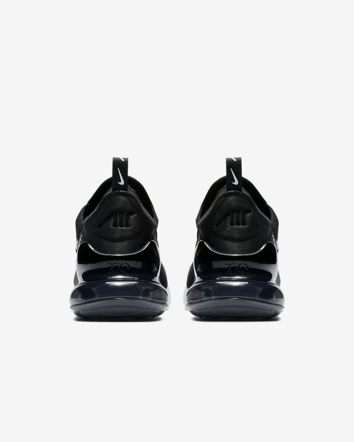 Zapatillas Nike Air Max 270 Mujer Negras Blancas Gris Oscuro | DUTES-1486