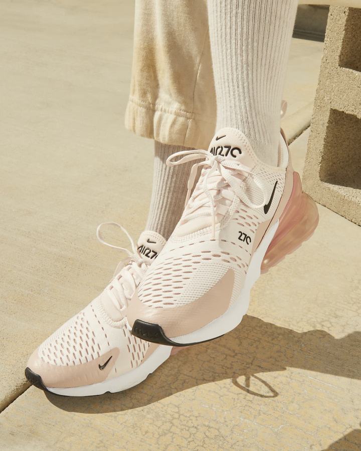 Zapatillas Nike Air Max 270 Mujer Rosas Claro Negras | OWASR-6918