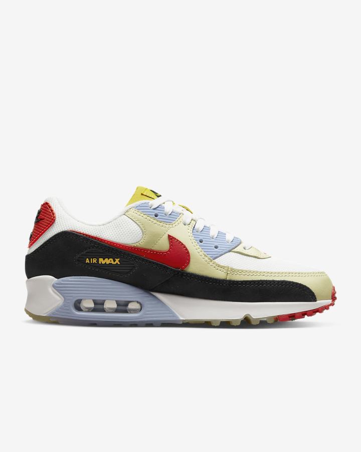 Zapatillas Nike Air Max 90 Hombre Limón Naranjas | LEDYC-8072