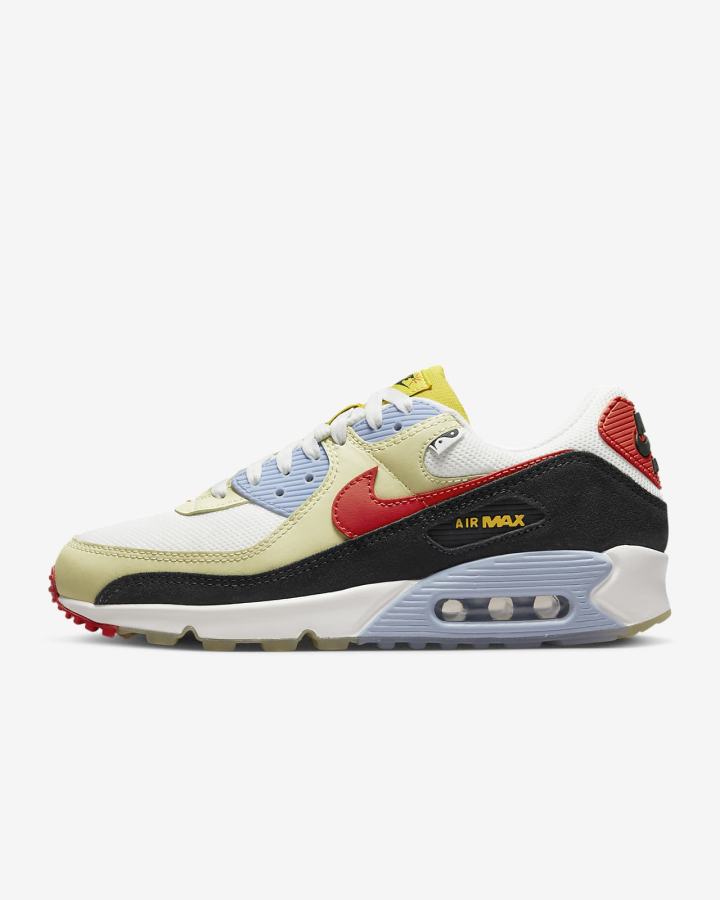 Zapatillas Nike Air Max 90 Hombre Limón Naranjas | LEDYC-8072