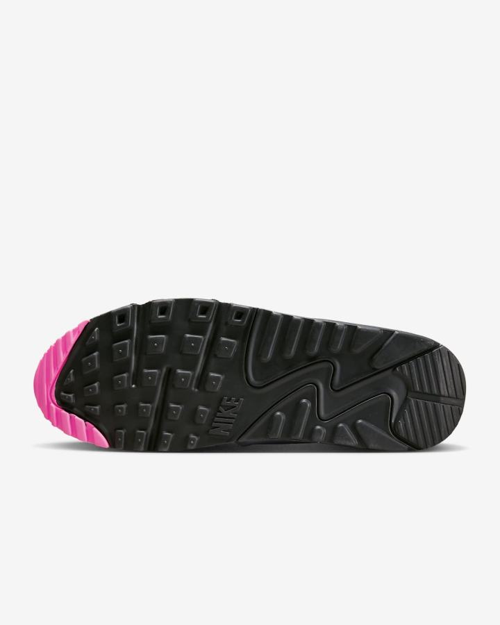 Zapatillas Nike Air Max 90 Hombre Plateadas Rosas Negras | CHTBO-8753