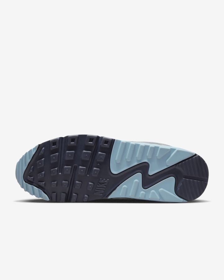 Zapatillas Nike Air Max 90 Hombre Plateadas Obsidian Gris Azules | KUBID-9304
