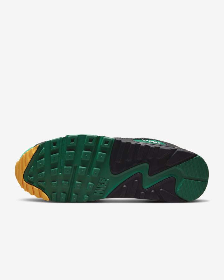Zapatillas Nike Air Max 90 Hombre Plateadas Verde Doradas Negras | LQUJO-1538