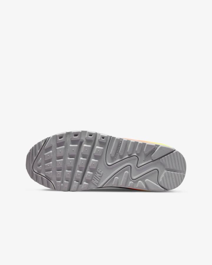 Zapatillas Nike Air Max 90 LTR Kids Niña Gris Rojas Claro Negras | DAXRZ-7103