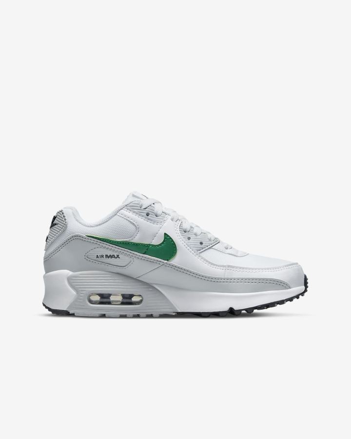 Zapatillas Nike Air Max 90 LTR Kids Niño Blancas Rojas Negras | SCPGL-7059
