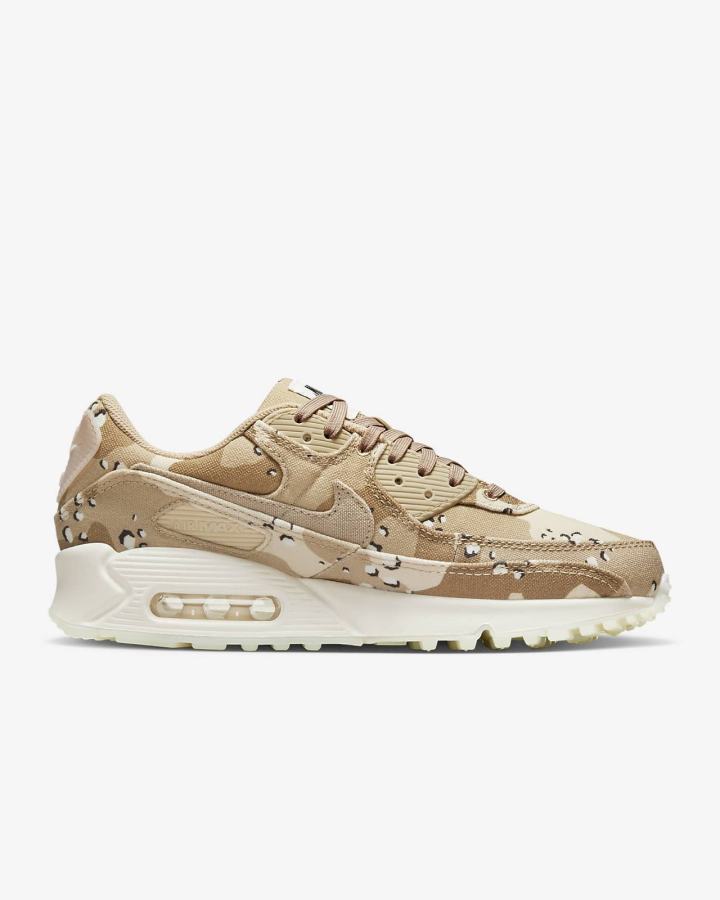 Zapatillas Nike Air Max 90 Mujer Marrones Rosas Claro | CXAOB-3976