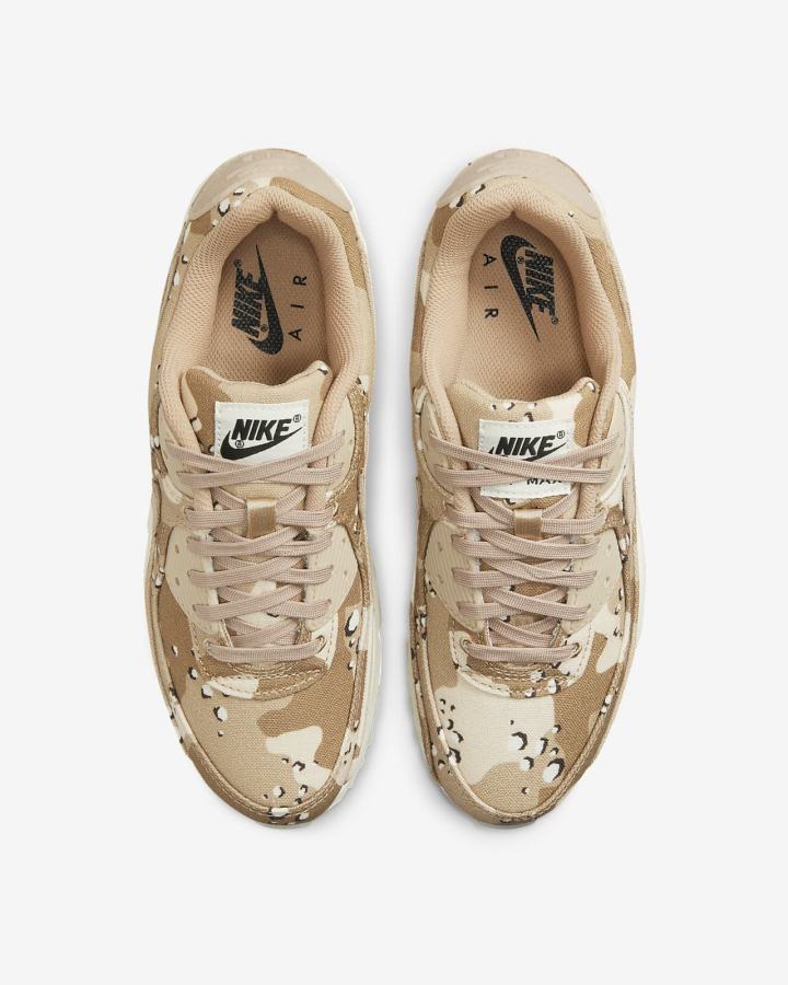 Zapatillas Nike Air Max 90 Mujer Marrones Rosas Claro | CXAOB-3976