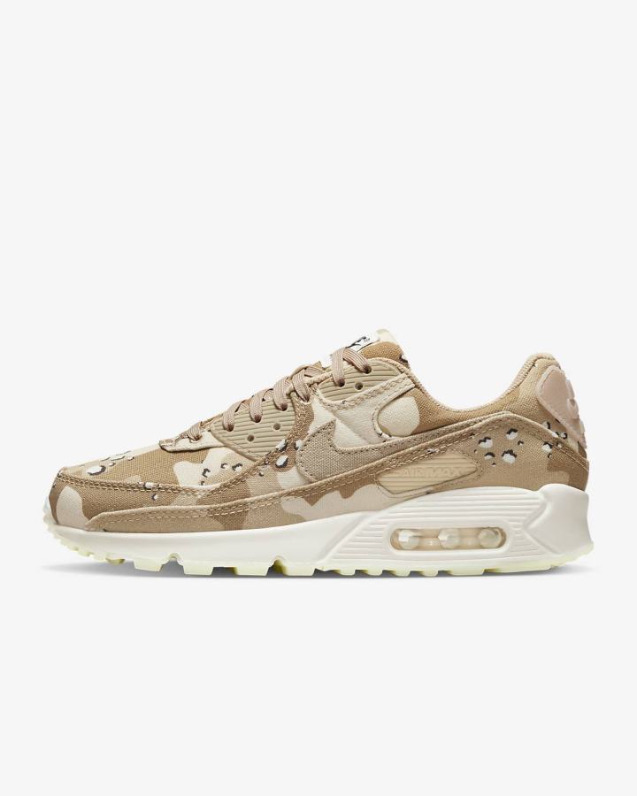 Zapatillas Nike Air Max 90 Mujer Marrones Rosas Claro | CXAOB-3976