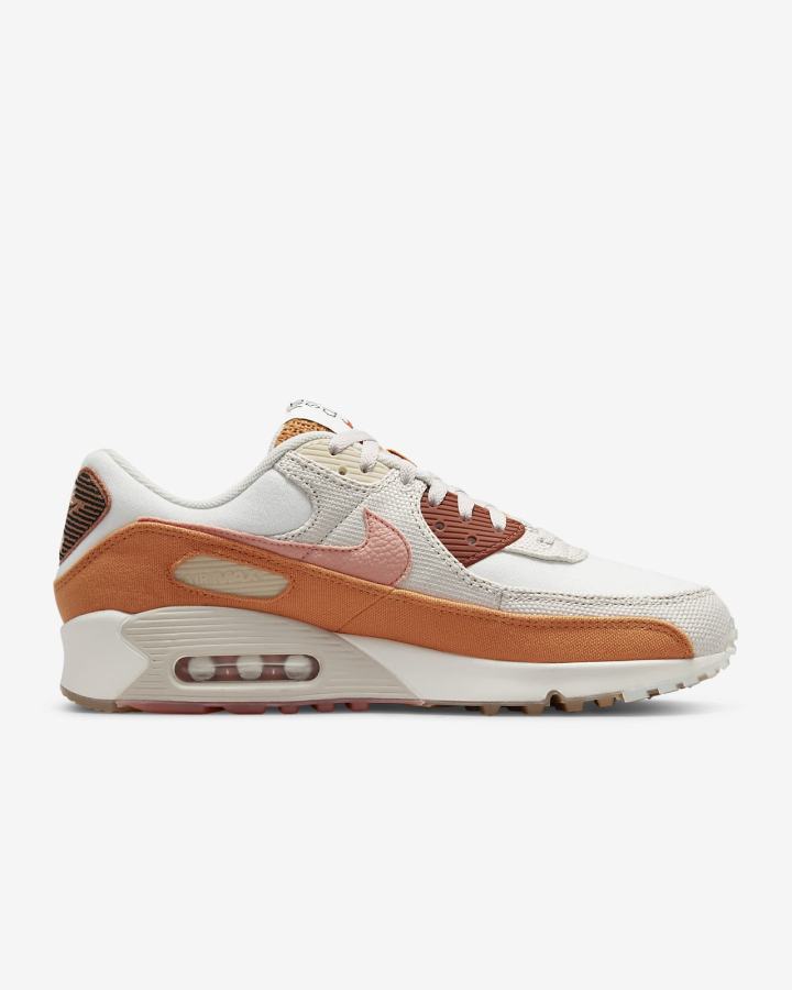Zapatillas Nike Air Max 90 SE Hombre Marrones Claro | OQNJR-0234