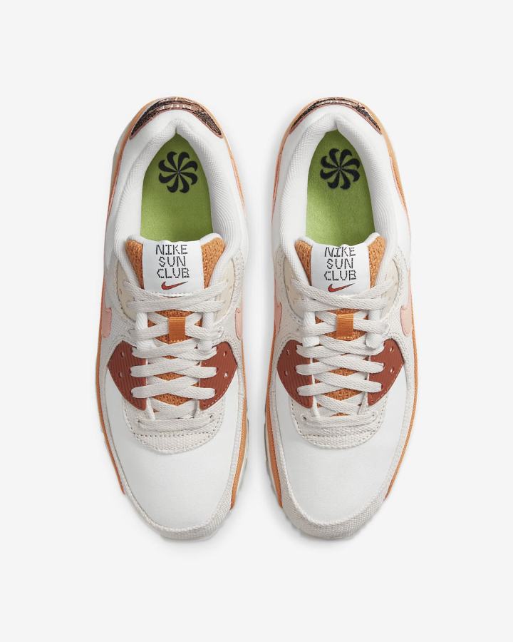 Zapatillas Nike Air Max 90 SE Hombre Marrones Claro | OQNJR-0234