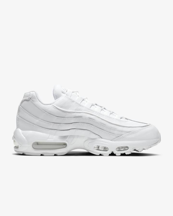 Zapatillas Nike Air Max 95 Essential Hombre Blancas Gris Blancas | IZPVA-2164