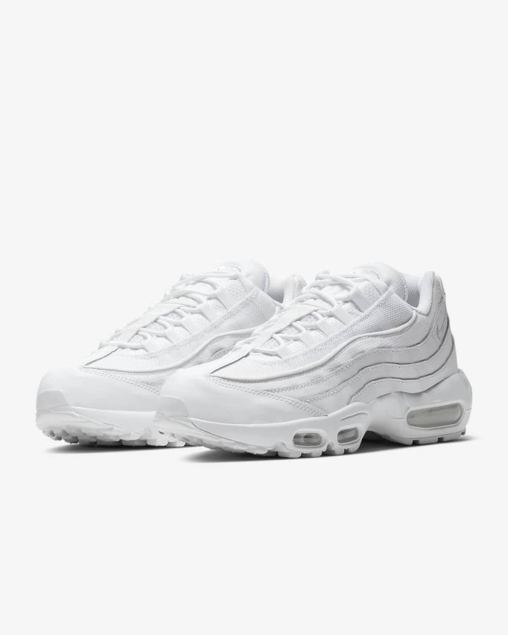 Zapatillas Nike Air Max 95 Essential Hombre Blancas Gris Blancas | IZPVA-2164