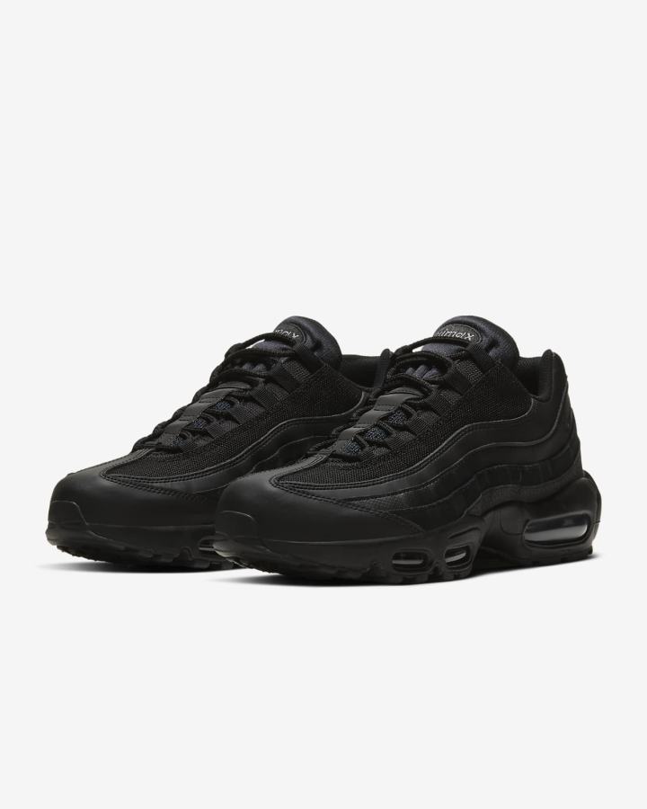 Zapatillas Nike Air Max 95 Essential Hombre Negras Gris Oscuro | JVCAQ-1672