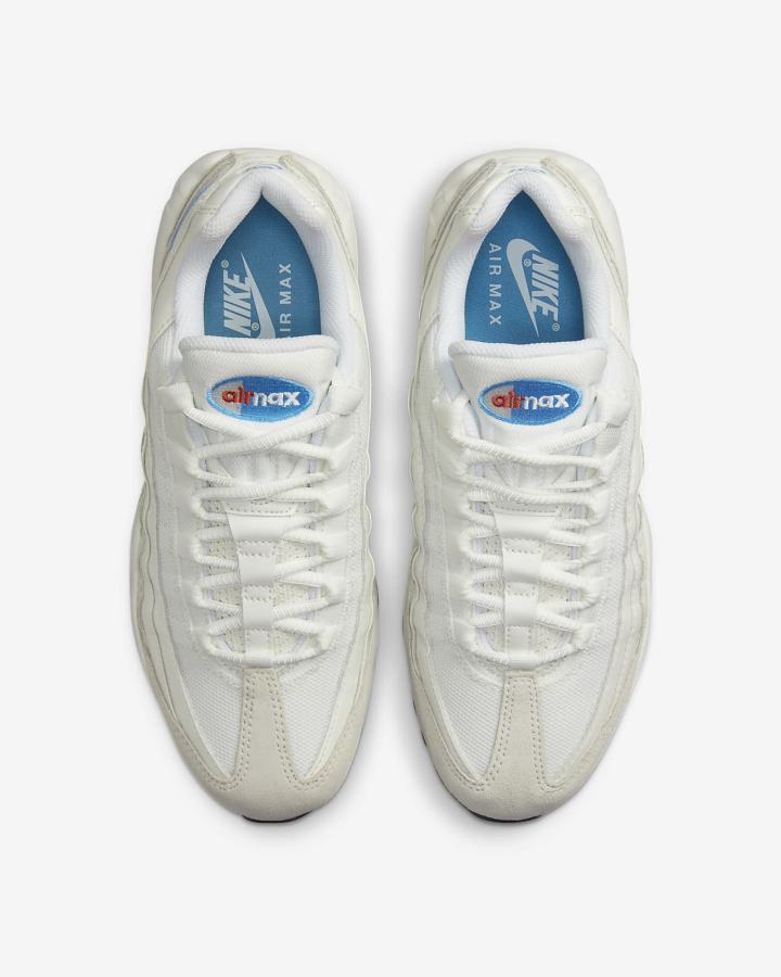 Zapatillas Nike Air Max 95 Mujer Blancas Naranjas Negras Azules | CIFJR-5206