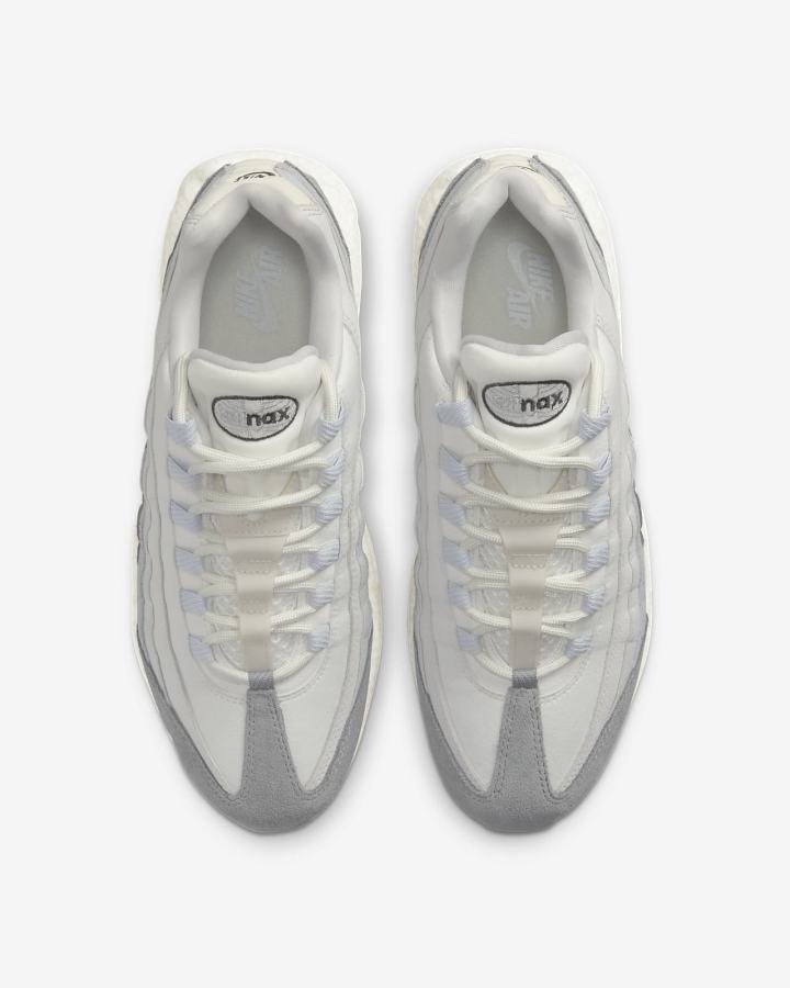 Zapatillas Nike Air Max 95 QS Hombre Blancas Gris Beige Claro | DFYHG-5681