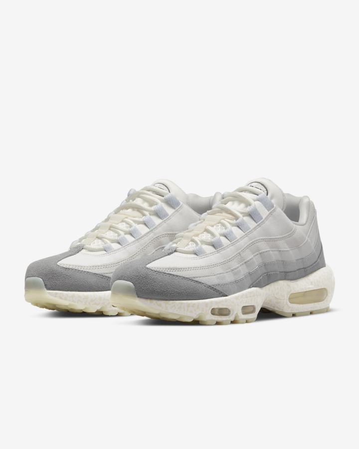 Zapatillas Nike Air Max 95 QS Hombre Blancas Gris Beige Claro | DFYHG-5681