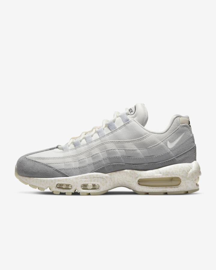 Zapatillas Nike Air Max 95 QS Hombre Blancas Gris Beige Claro | DFYHG-5681