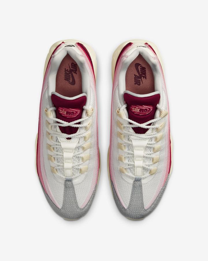Zapatillas Nike Air Max 95 QS Hombre Rojas Coral Blancas | FAVYO-3754