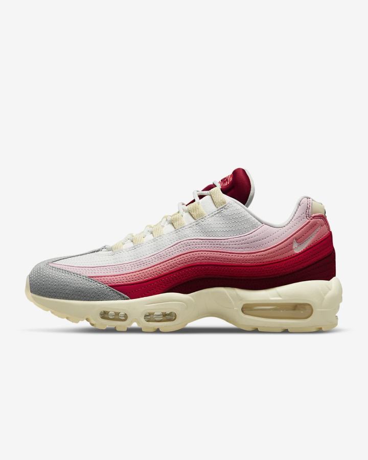 Zapatillas Nike Air Max 95 QS Hombre Rojas Coral Blancas | FAVYO-3754