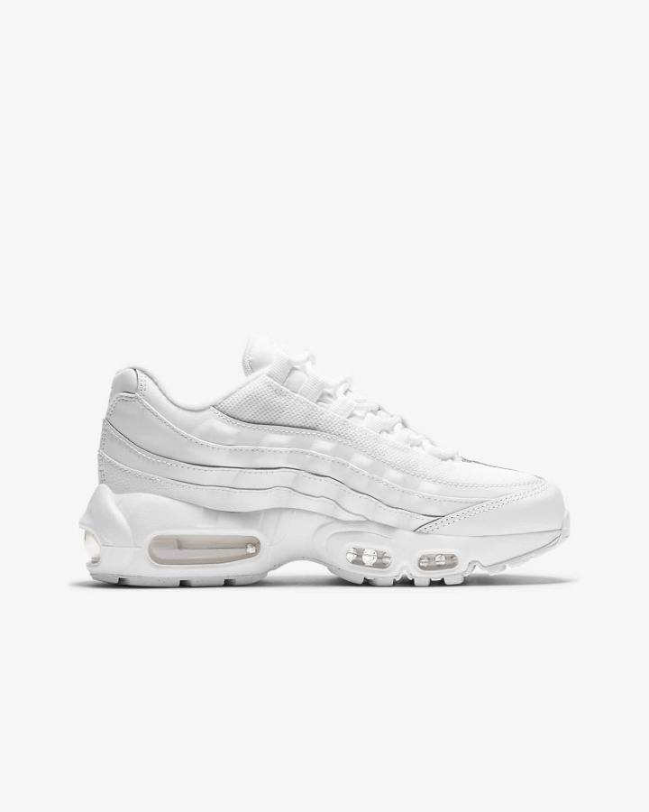 Zapatillas Nike Air Max 95 Recraft Kids Niña Blancas | EMUCH-8201