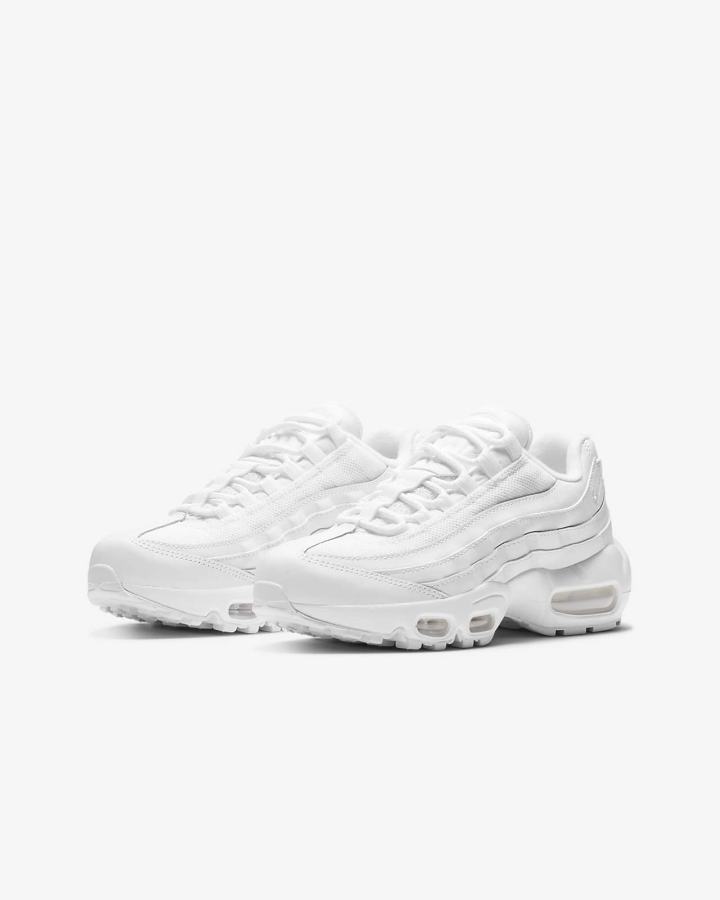 Zapatillas Nike Air Max 95 Recraft Kids Niña Blancas | EMUCH-8201