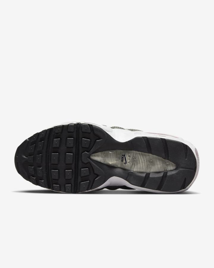 Zapatillas Nike Air Max 95 Recraft Kids Niña Plateadas Claro Azules Gris Blancas Negras | HPNFK-9406