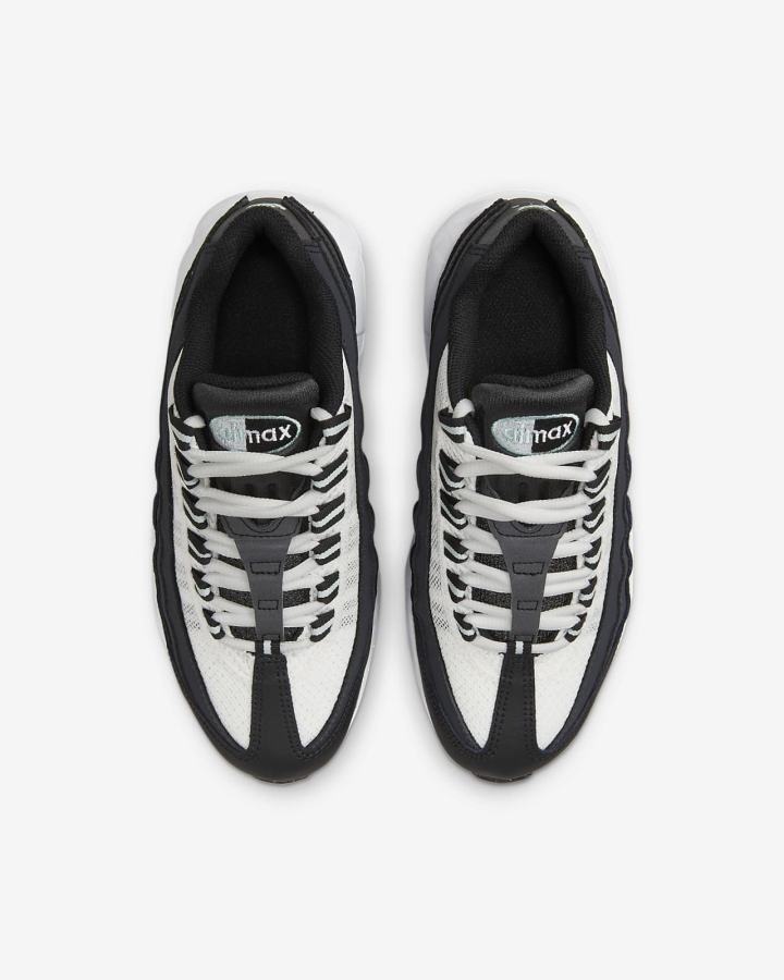 Zapatillas Nike Air Max 95 Recraft Kids Niña Gris Oscuro Negras Blancas Verde Menta | SFLBT-9341
