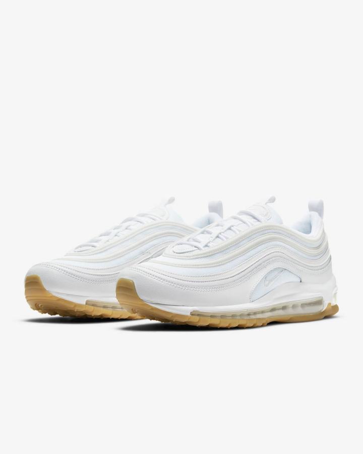 Zapatillas Nike Air Max 97 Hombre Blancas Marrones Claro Blancas | ITAZY-1894