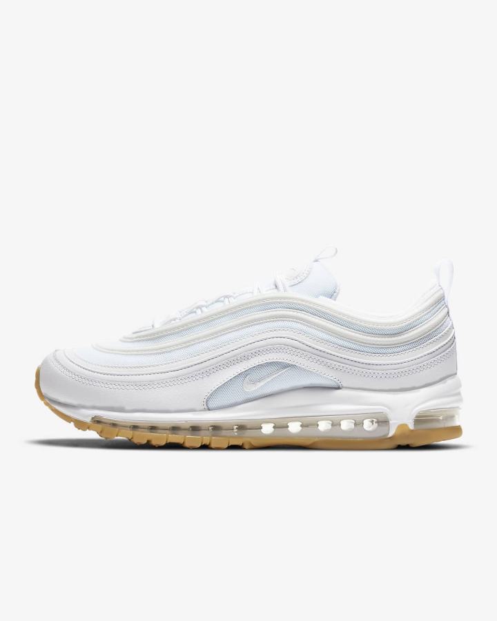 Zapatillas Nike Air Max 97 Hombre Blancas Marrones Claro Blancas | ITAZY-1894