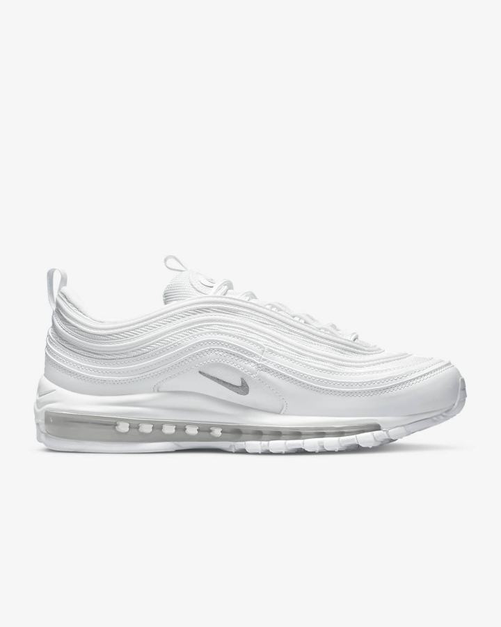 Zapatillas Nike Air Max 97 Hombre Blancas Negras Gris | KNFUV-6053