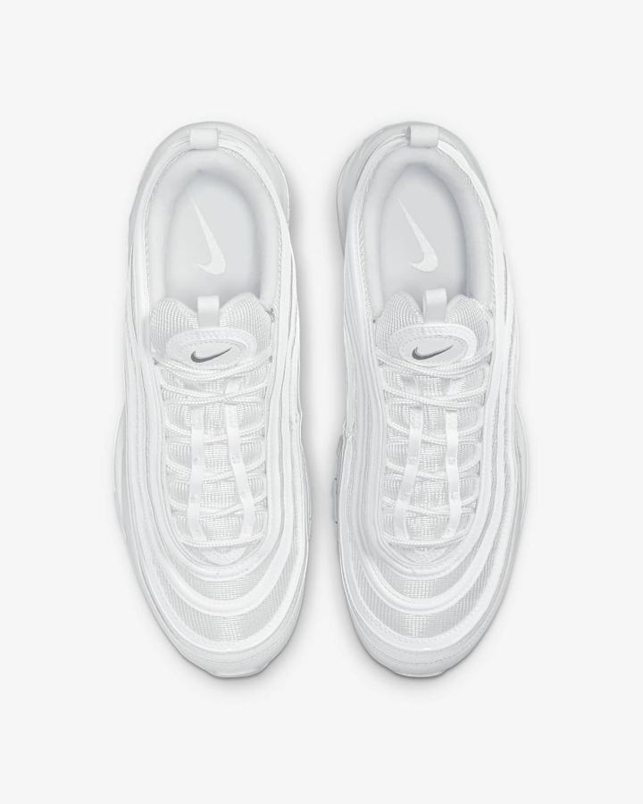 Zapatillas Nike Air Max 97 Hombre Blancas Negras Gris | KNFUV-6053