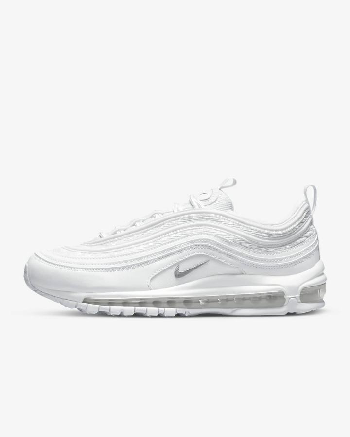 Zapatillas Nike Air Max 97 Hombre Blancas Negras Gris | KNFUV-6053
