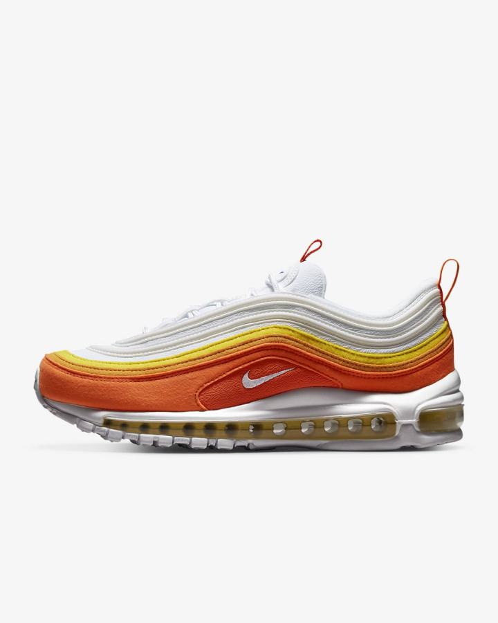 Zapatillas Nike Air Max 97 Hombre Naranjas Amarillo Oscuro Blancas | TSBGQ-7849