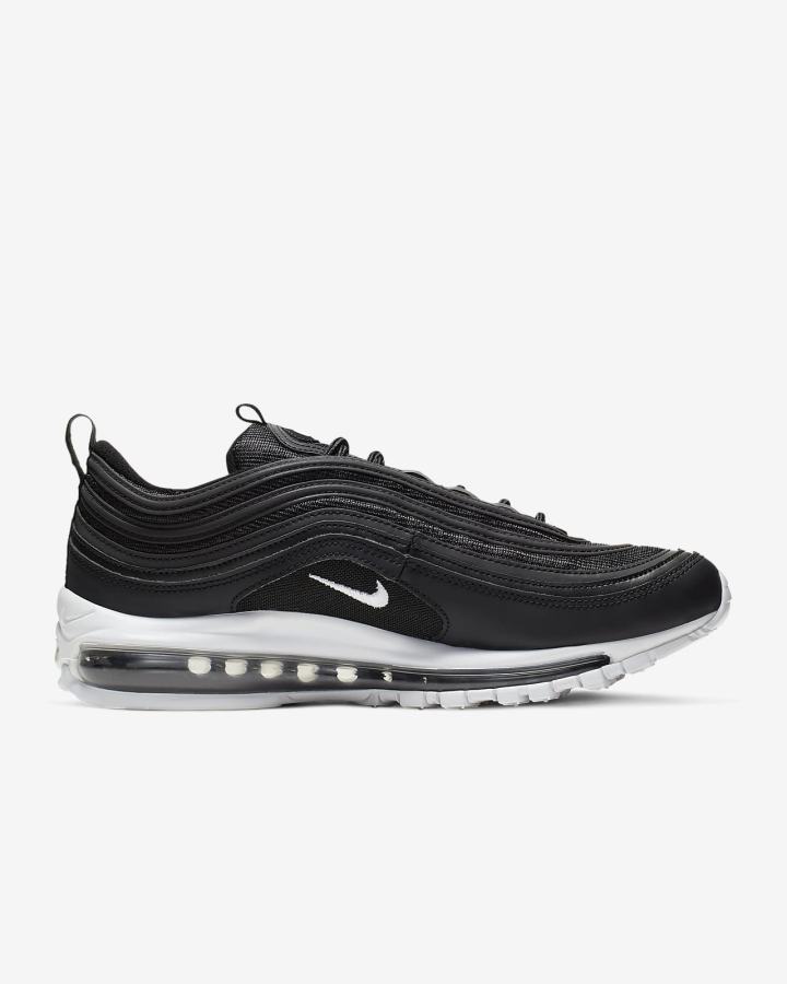 Zapatillas Nike Air Max 97 Hombre Negras Blancas | GQDSU-2587