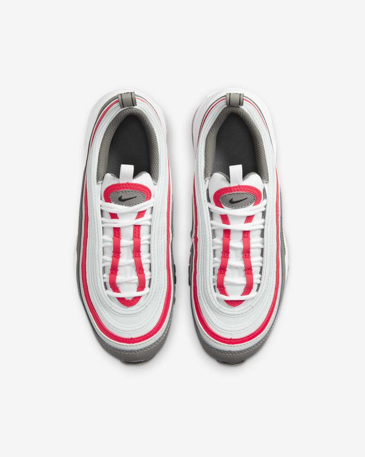 Zapatillas Nike Air Max 97 Kids Niña Blancas Azules Gris Plateadas Negras | JYGVL-5809
