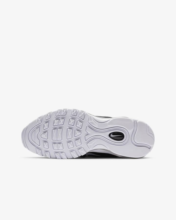 Zapatillas Nike Air Max 97 Kids Niña Negras Blancas | IUPZD-8713