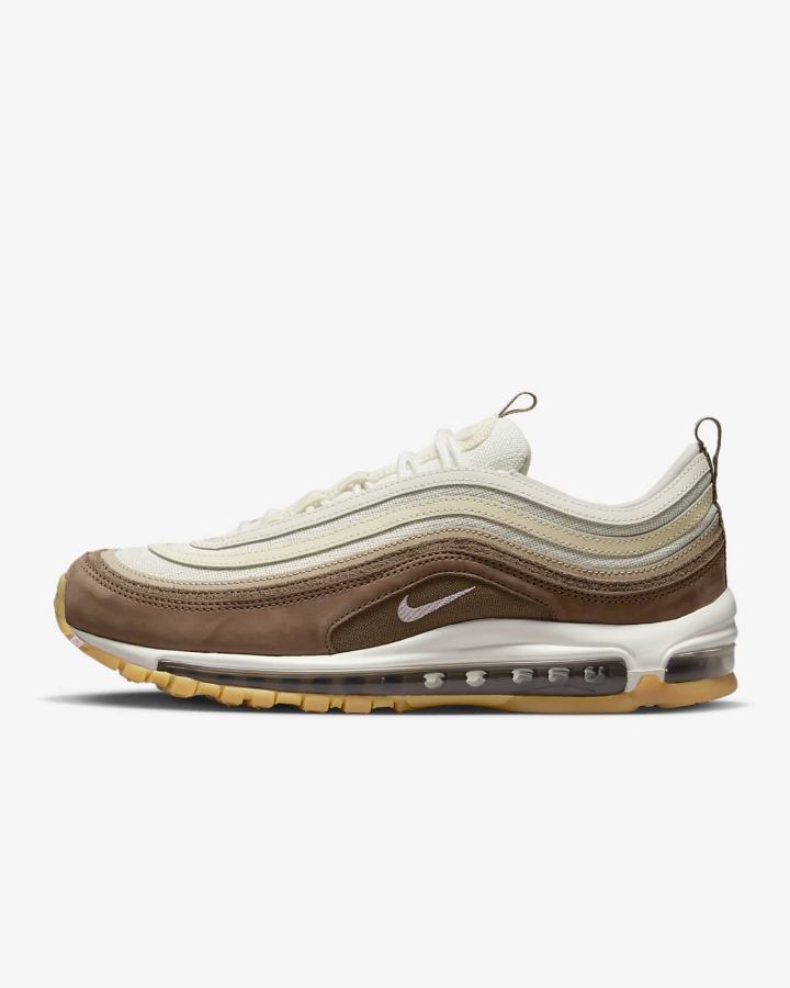 Zapatillas Nike Air Max 97 Premium Hombre Marrones Marrones Claro Rosas | OYZJA-5263