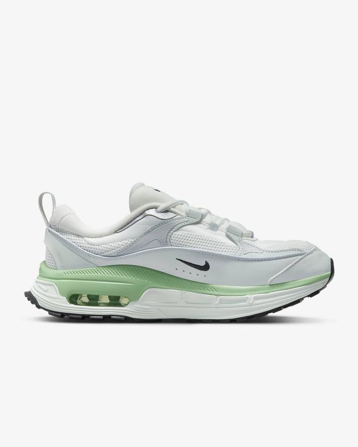Zapatillas Nike Air Max Bliss Mujer Blancas Negras Plateadas Claro Metal Plateadas | XBNIO-0217