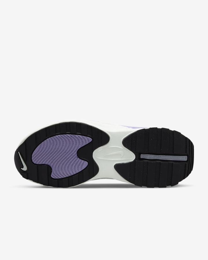 Zapatillas Nike Air Max Bliss Mujer Negras Moradas Metal Plateadas | FKDUX-1627