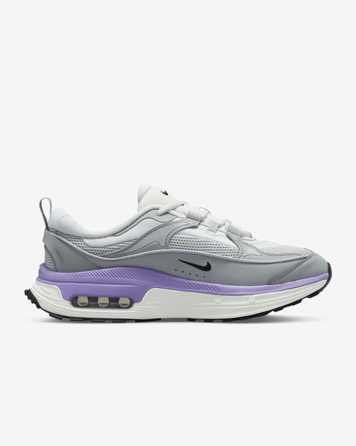 Zapatillas Nike Air Max Bliss Mujer Negras Moradas Metal Plateadas | FKDUX-1627