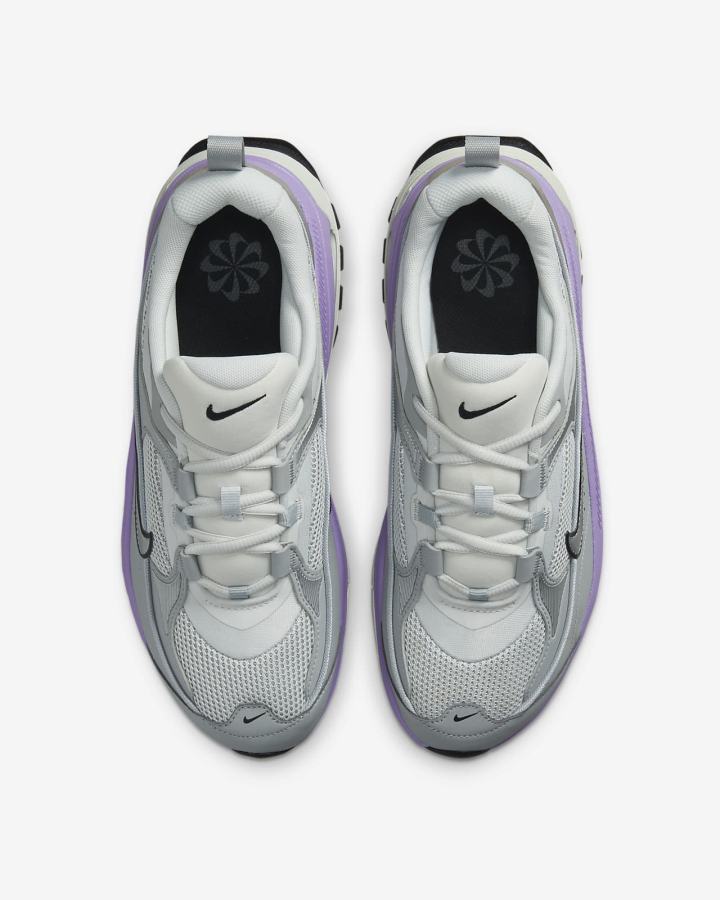 Zapatillas Nike Air Max Bliss Mujer Negras Moradas Metal Plateadas | FKDUX-1627
