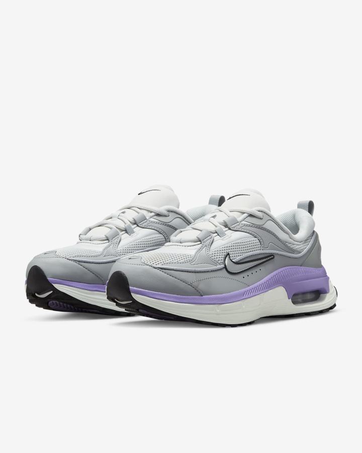 Zapatillas Nike Air Max Bliss Mujer Negras Moradas Metal Plateadas | FKDUX-1627